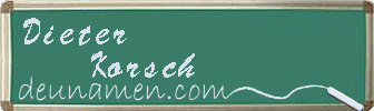 Dieter Korsch Visitenkarte